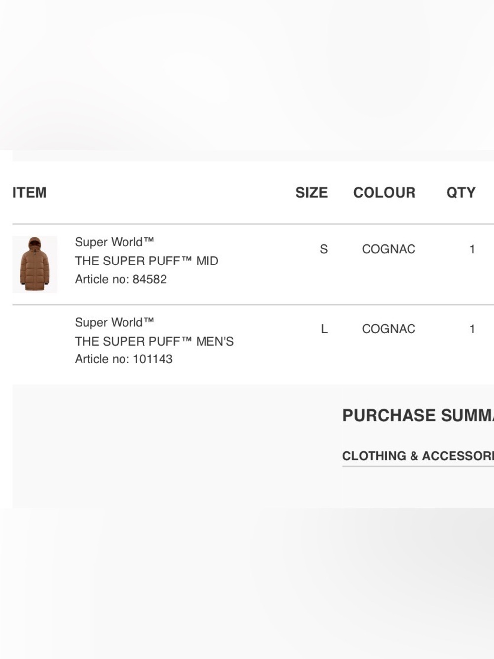 ARITZIA The Super Puff™ Mid Size S NWT - Picture 8 of 8